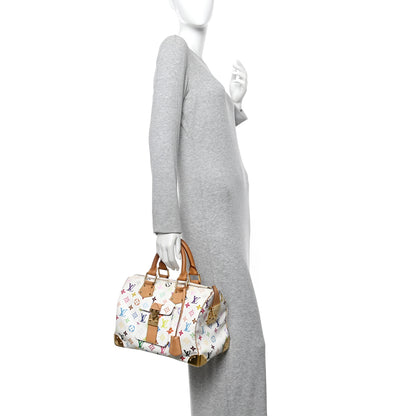 Louis Vuitton Monogram Multicolor Speedy 30 White 2 of 11