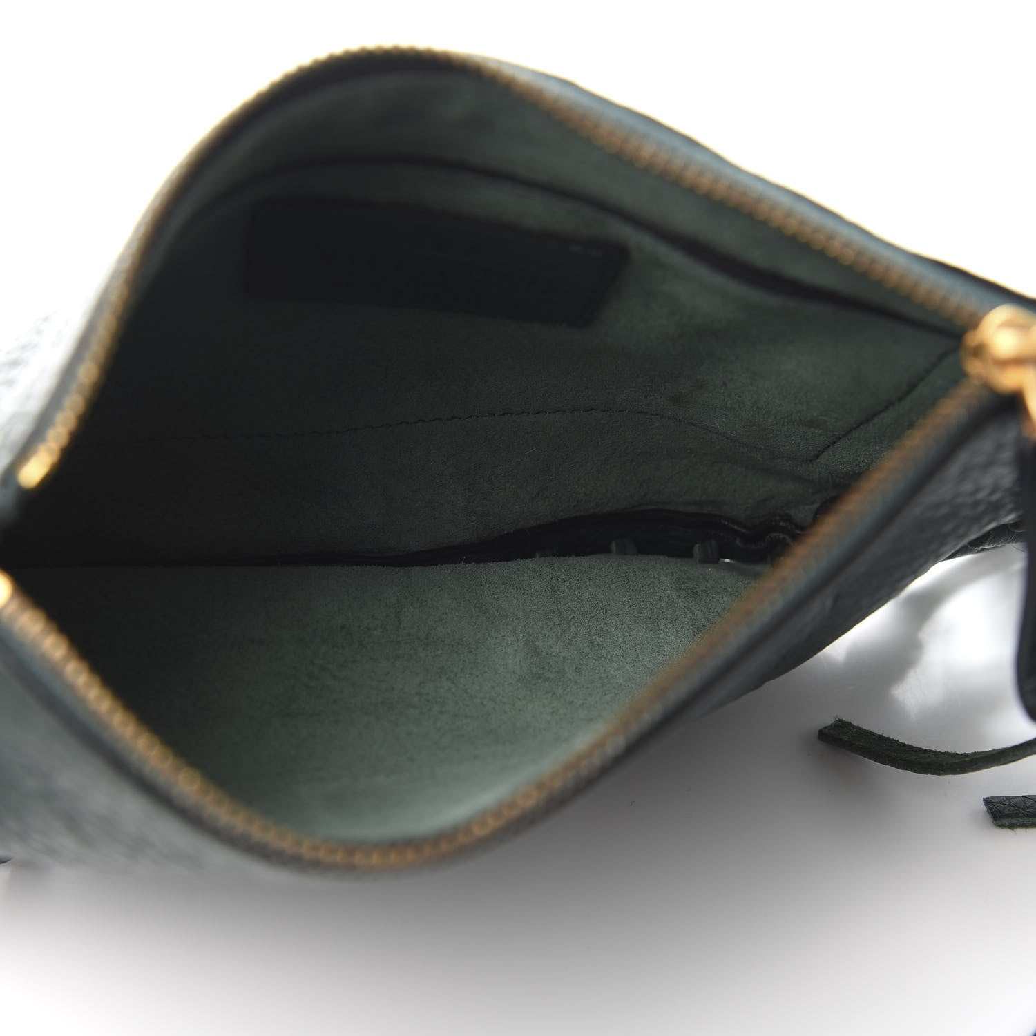 Valentino Garavani Calfskin C-Rockee Sagittarius Fringe Clutch Light Emerald 5 of 10