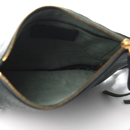 Valentino Garavani Calfskin C-Rockee Sagittarius Fringe Clutch Light Emerald 5 of 10