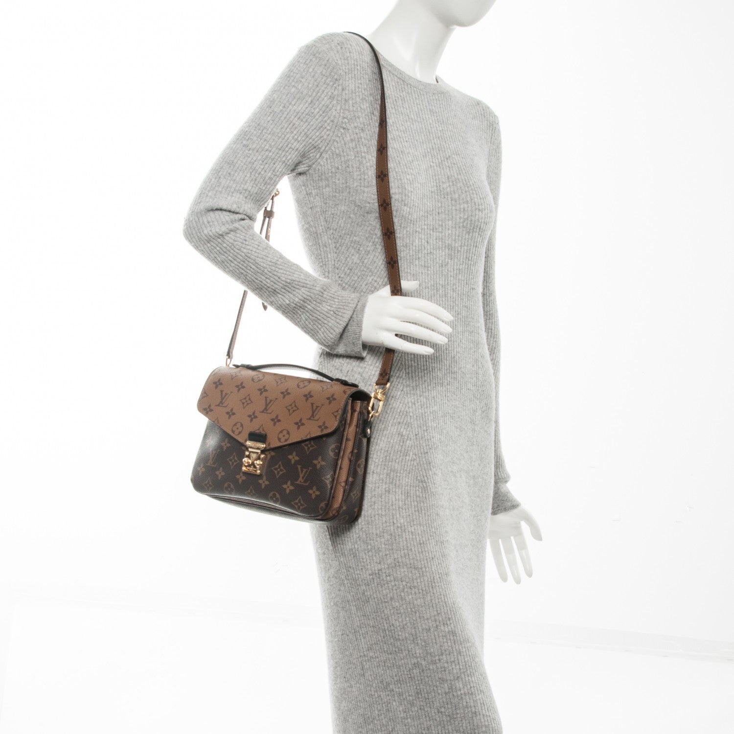 Louis Vuitton Reverse Monogram Pochette Metis 2 of 7
