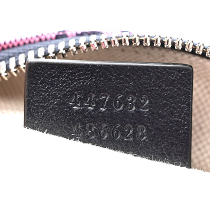 Gucci Monogram Multicolor Matelasse Diagonal Small GG Marmont Chain Shoulder Bag Red Blue Yellow Green Pink 7 of 10