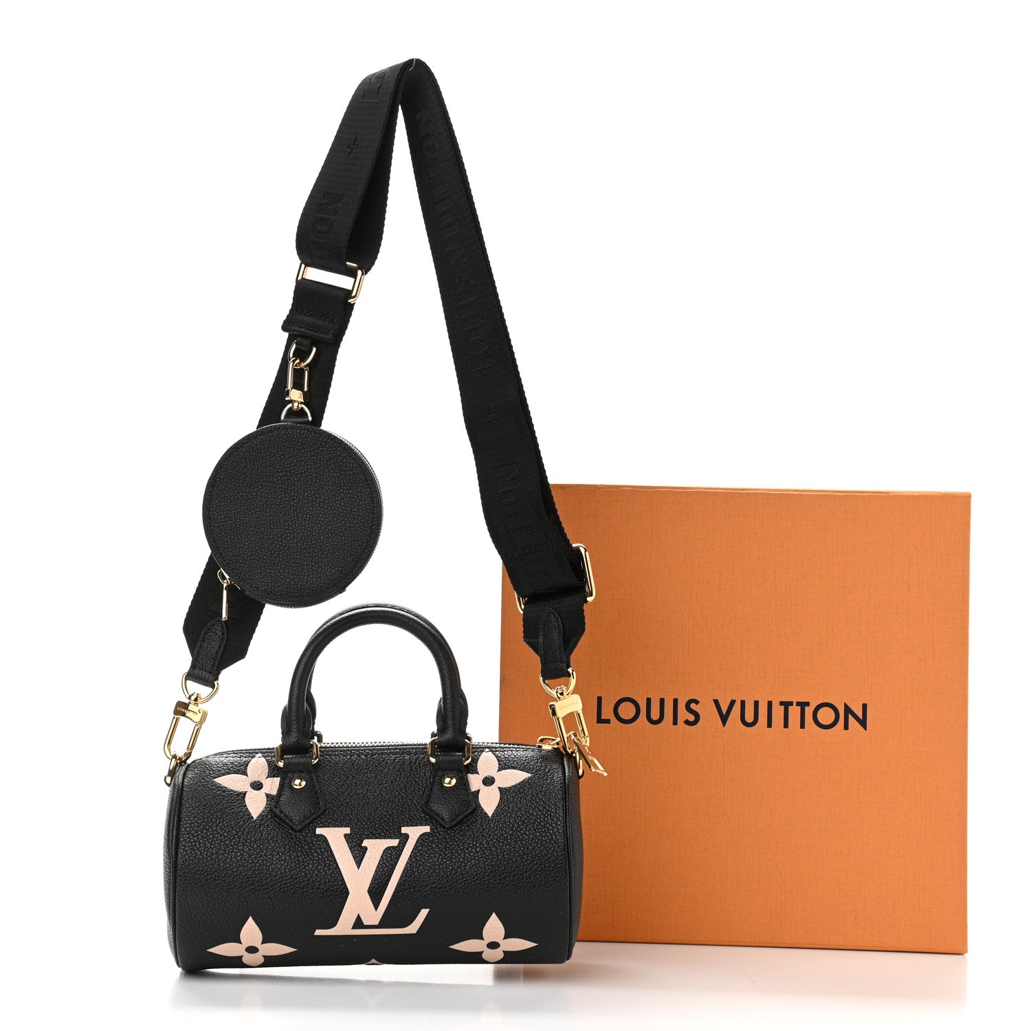 Louis Vuitton Empreinte Monogram Giant Papillon BB Black Beige 10 of 10