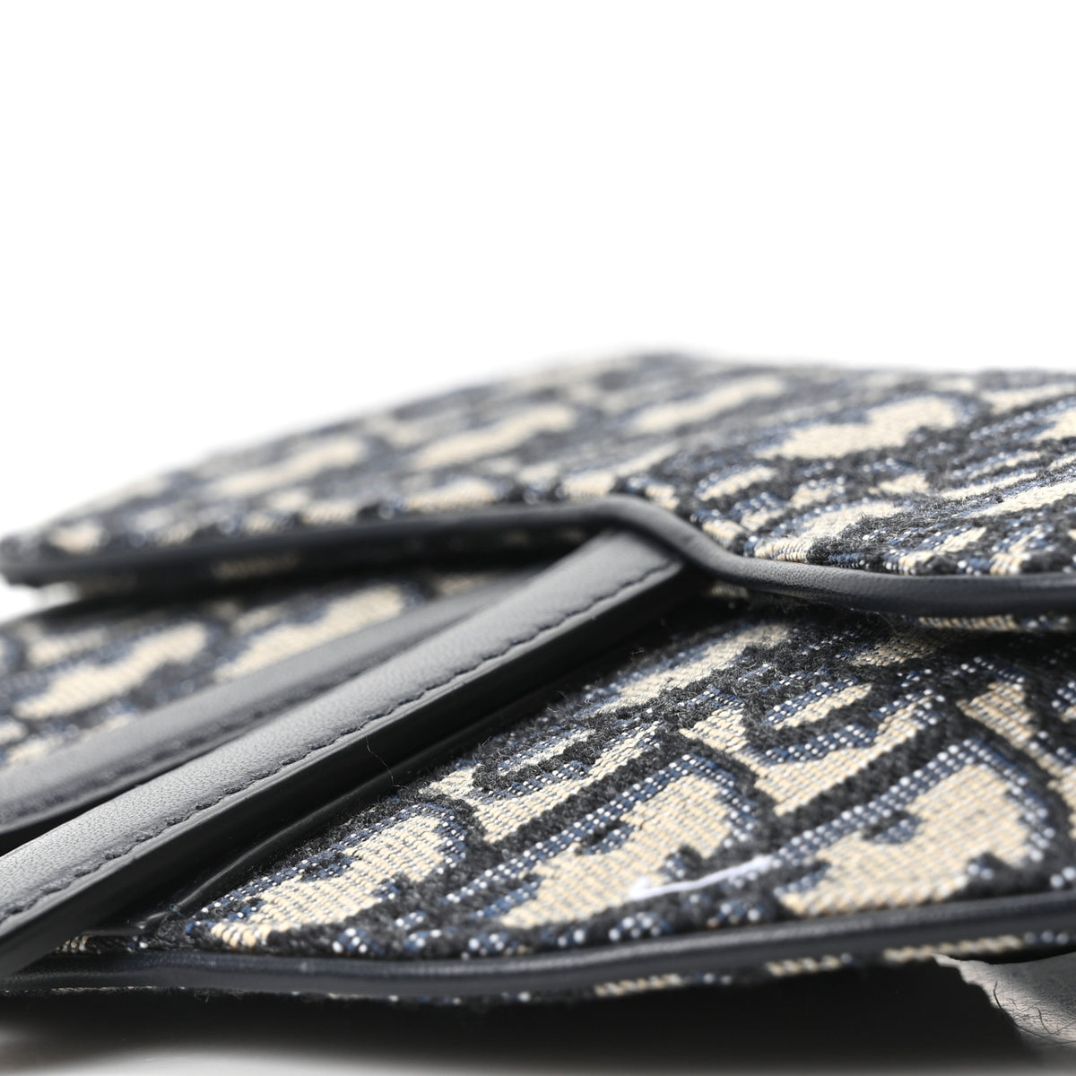 Oblique Saddle Belt Pouch Blue