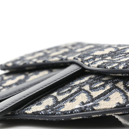 Christian Dior Oblique Saddle Belt Pouch Blue 8 of 8