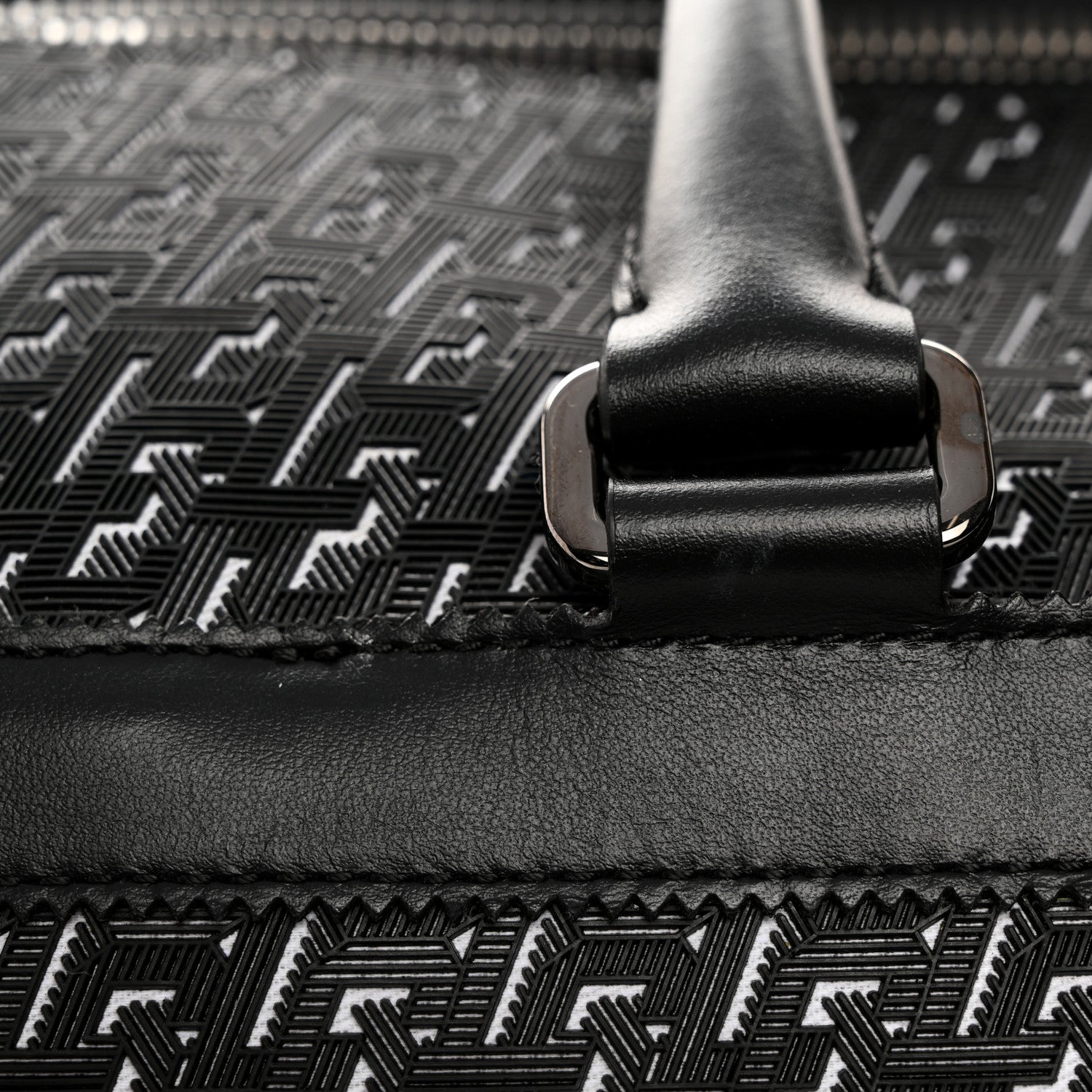 Christian Louboutin Studded Techno CL Sneakender Duffle White Black 11 of 11
