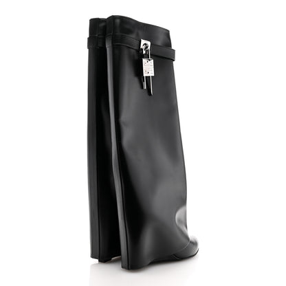 Givenchy Calfskin Shark Lock Pant Boots 38 Black 5 of 11