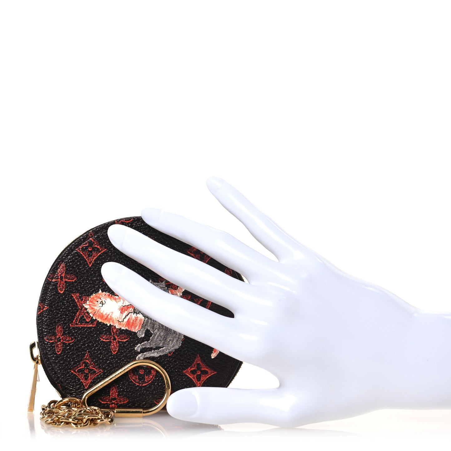 Calfskin Catogram Micro Boite Chapeau Marron