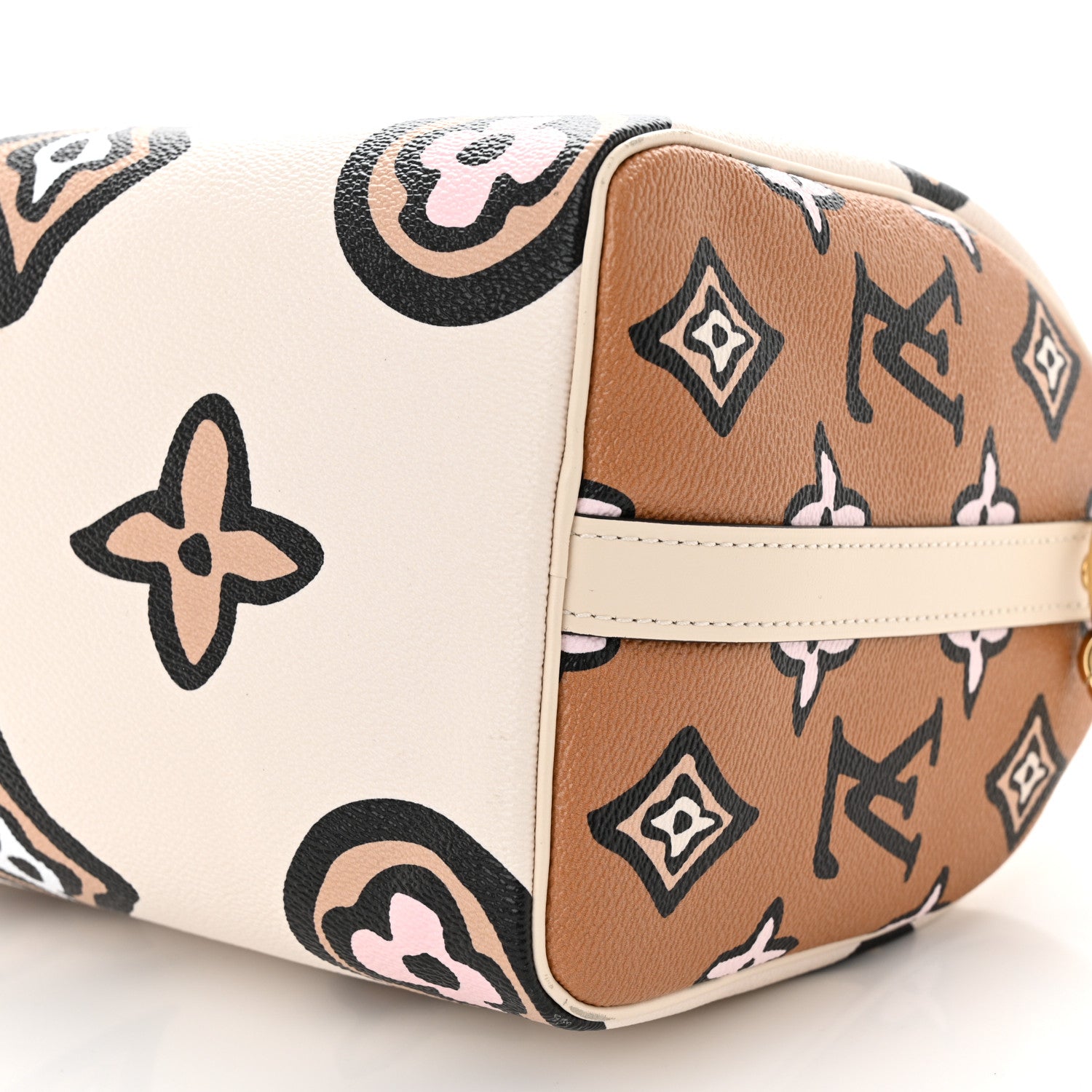 Louis Vuitton Monogram Giant Wild At Heart Speedy Bandouliere 25 Creme 9 of 10