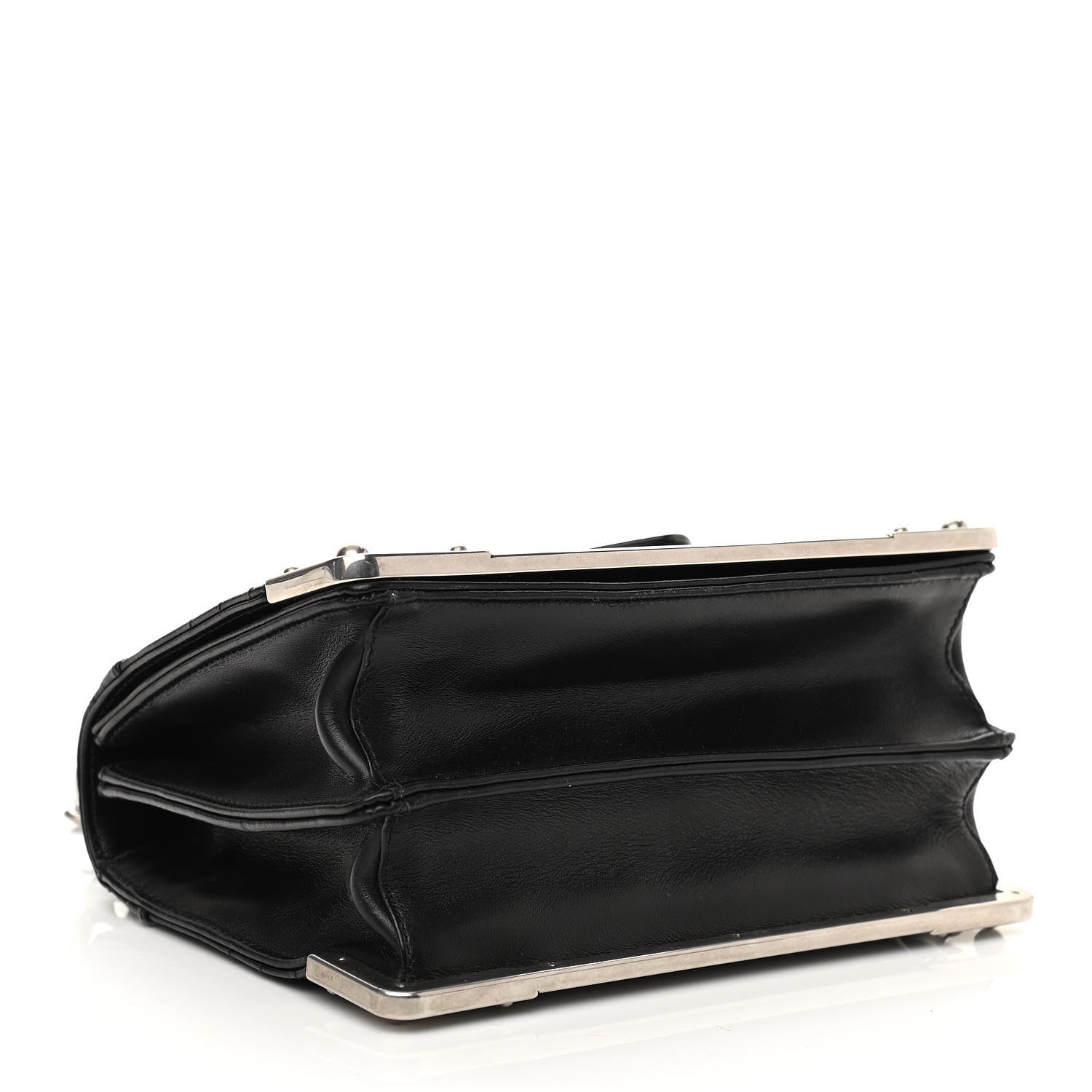 Prada City Calfskin Saffiano Cahier Bag Black 3 of 9