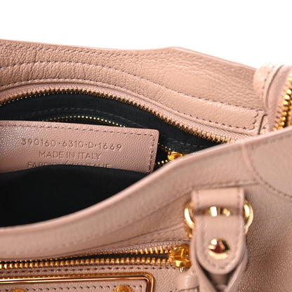 Balenciaga Chevre Gold Metallic Edge Hardware Mini City Rose Des Sables 9 of 10