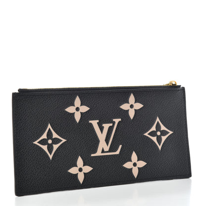 Louis Vuitton Empreinte Monogram Giant Pochette Felicie Zippered Insert Black 3 of 6