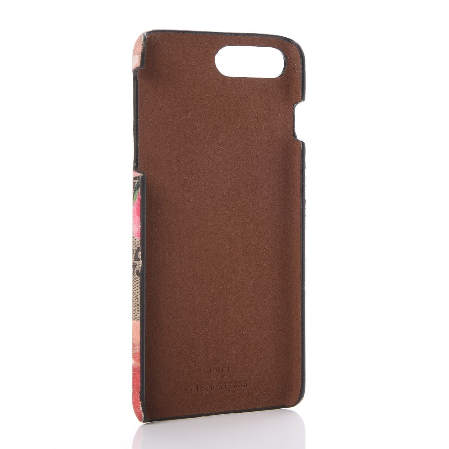 GG Supreme Monogram Blooms iPhone 8 Plus Case Beige Multicolor Dry Rose