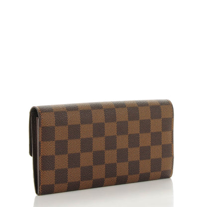 Louis Vuitton Damier Ebene Sarah Wallet 3 of 7