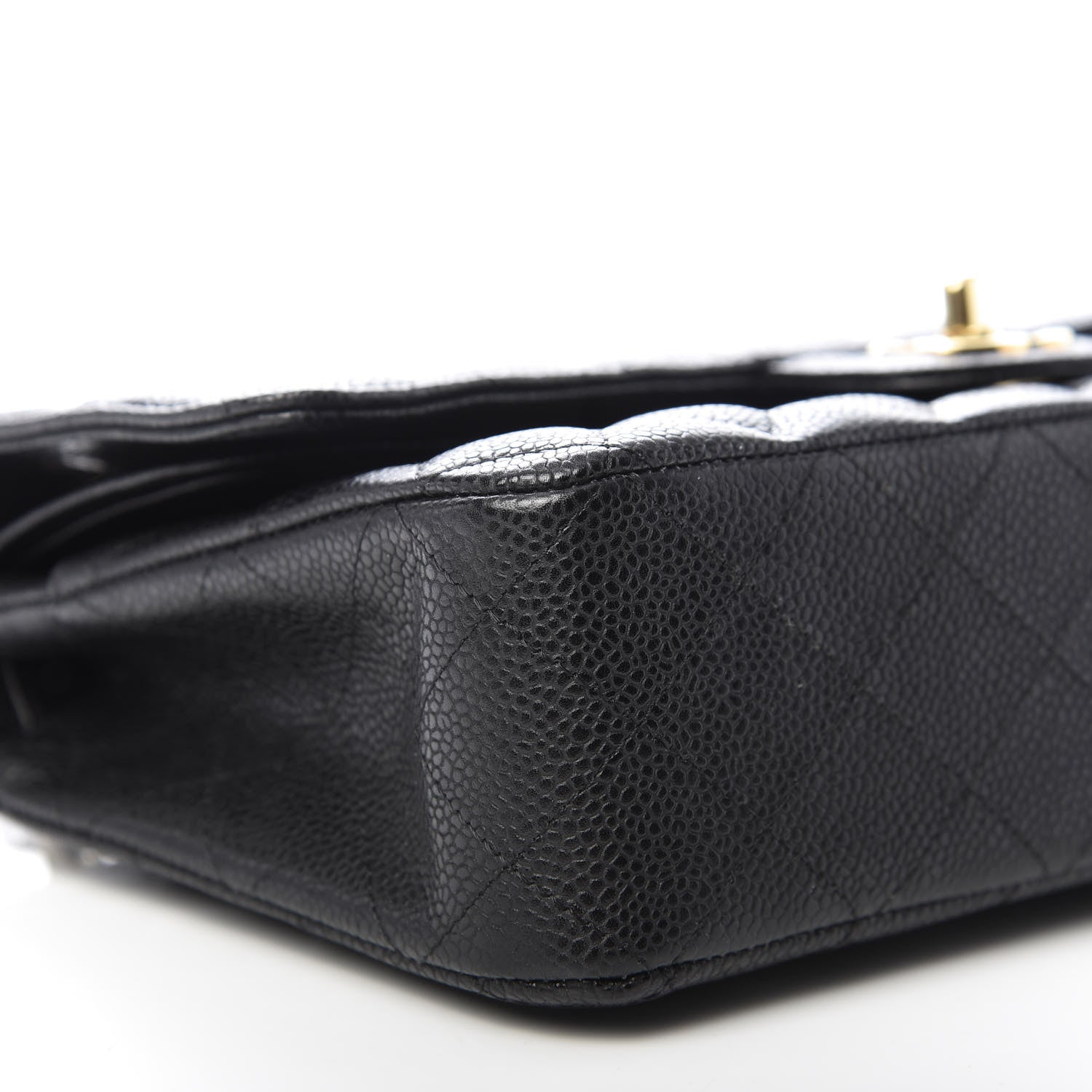 Chanel Caviar Quilted Medium Double Flap Black 6 of 10