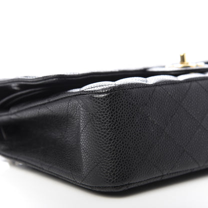 Chanel Caviar Quilted Medium Double Flap Black 6 of 10