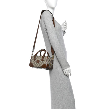 Gucci GG Supreme Monogram Interlocking G Small Duffle Beige Ebony 2 of 11