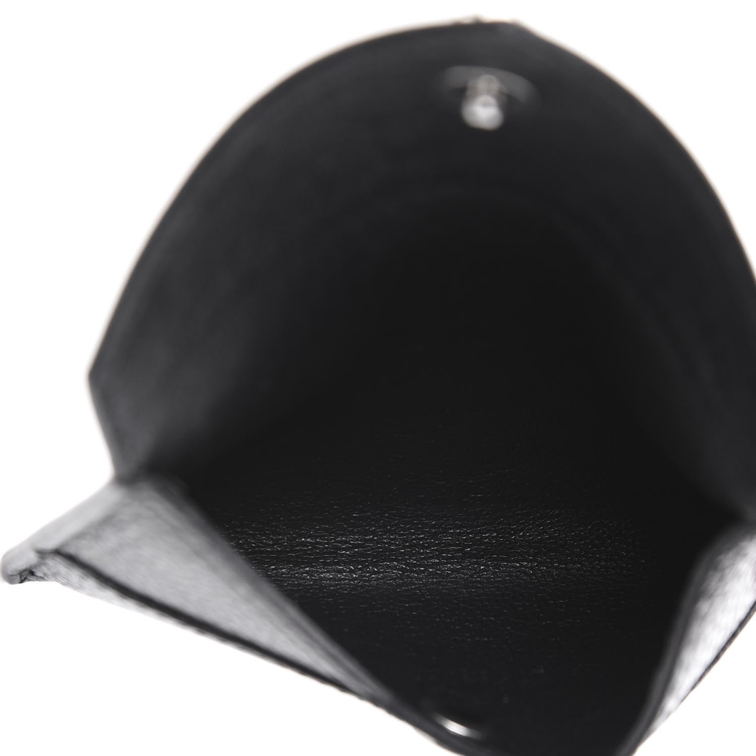 Alexander McQueen Calfskin Skull Envelope Card Holder Black 5 of 7