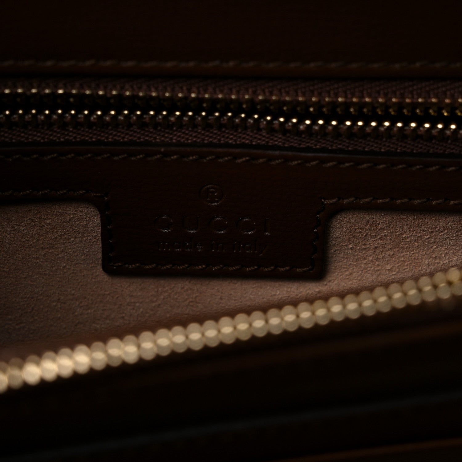 Gucci Textured Calfskin Medium Horsebit 1955 Top Handle Bag Brown Sugar 6 of 10