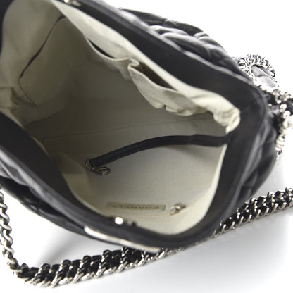 Chanel Washed Lambskin Chain Around Hobo Black 5 of 10