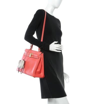Hermes Epsom Kelly Retourne 35 Rose Jaipur Gold 2 of 36