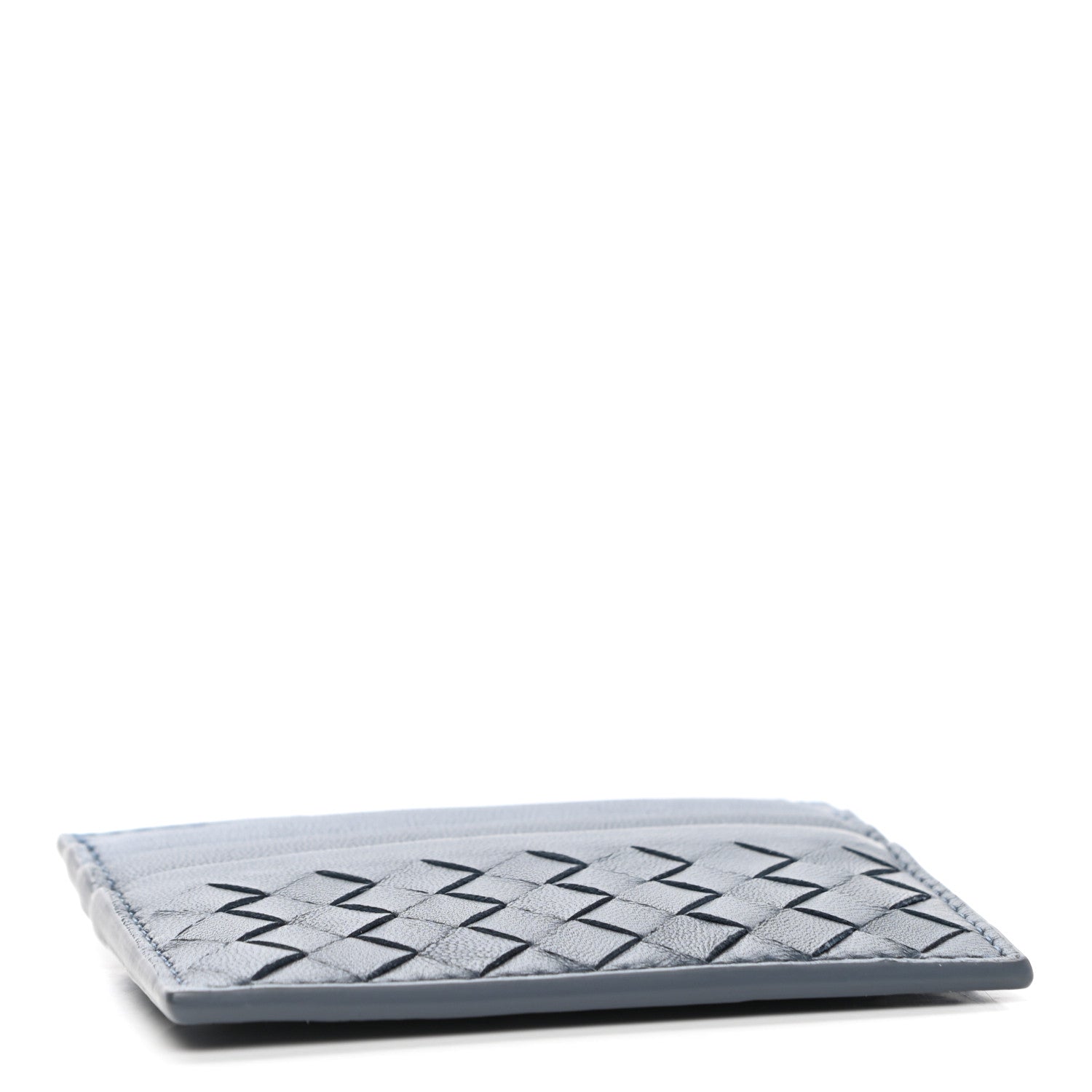 Bottega Veneta Nappa Intrecciato Card Holder Grey 4 of 7
