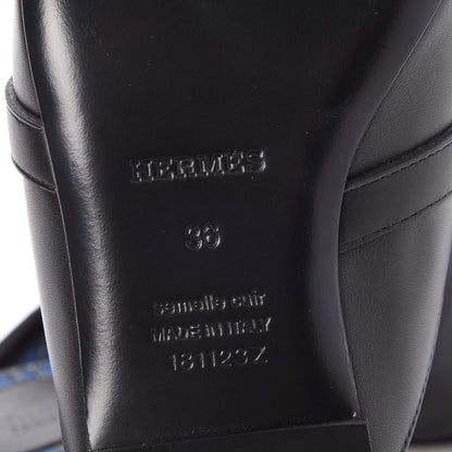 Hermes Calfskin Oz Mules 36 Black 7 of 8