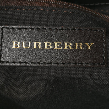 Burberry Haymarket Check Medium Golderton Tote Chocolate 6 of 10