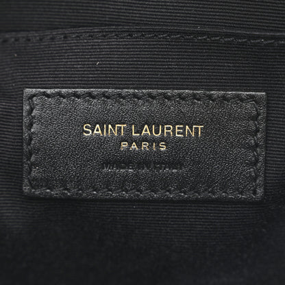 Saint Laurent Calfskin Matelasse Monogram Lou Camera Bag Dark Beige 6 of 10