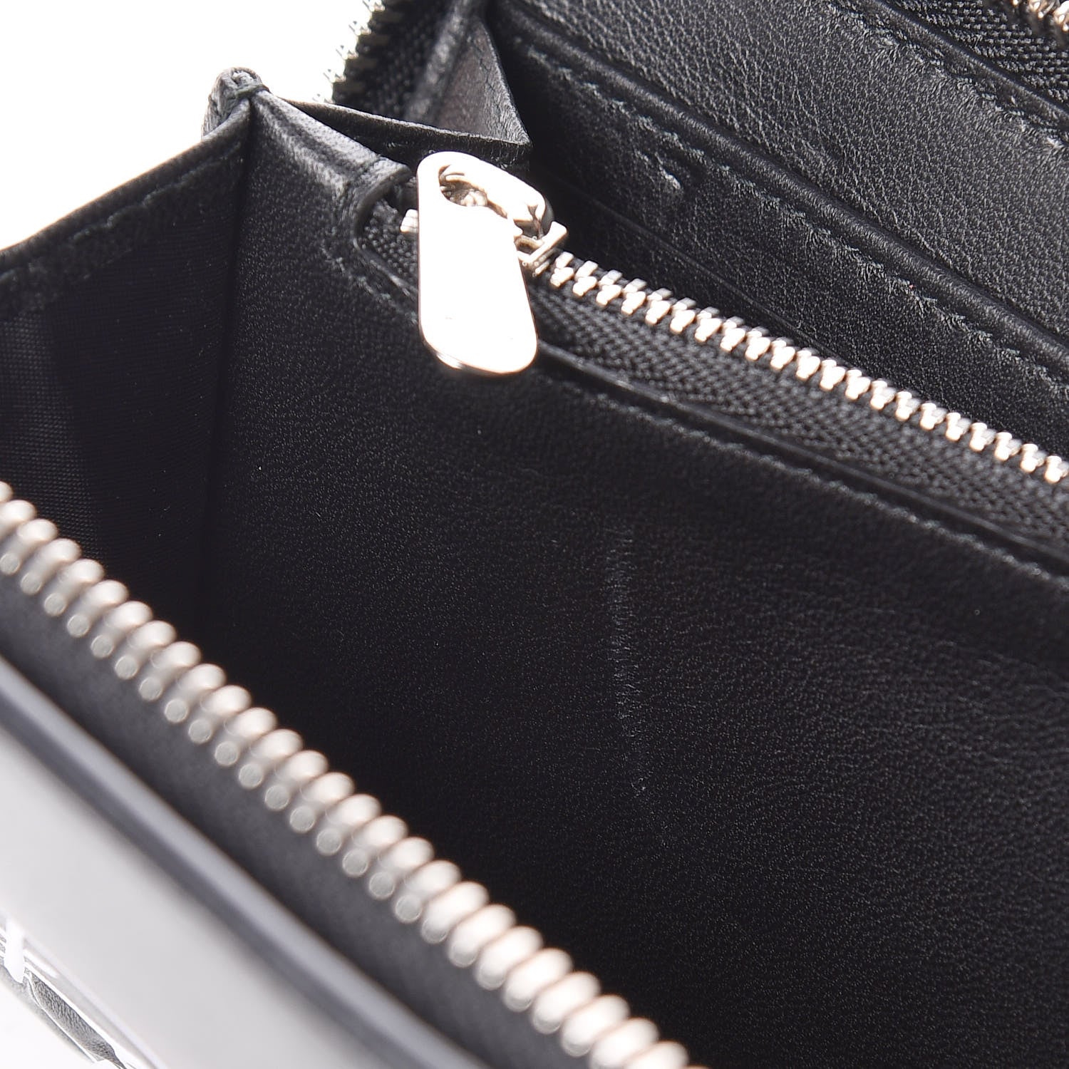 Christian Dior Calfskin Paradise Diorissimo Voyageur Wallet Black 10 of 13