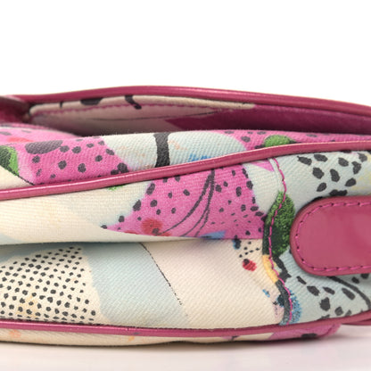Christian Dior Canvas Filth Saddle Bag Multicolor 9 of 14