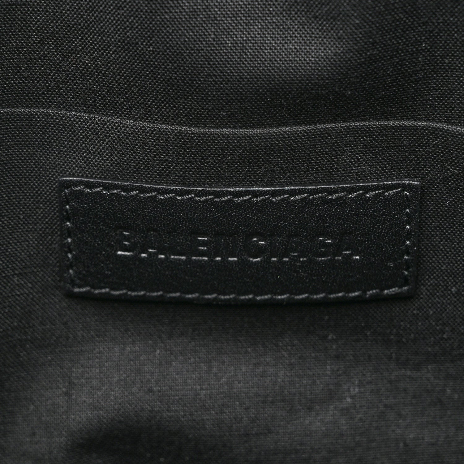 Balenciaga Sponge Fabric BB Monogram Medium Jumbo Pouch Black 6 of 6