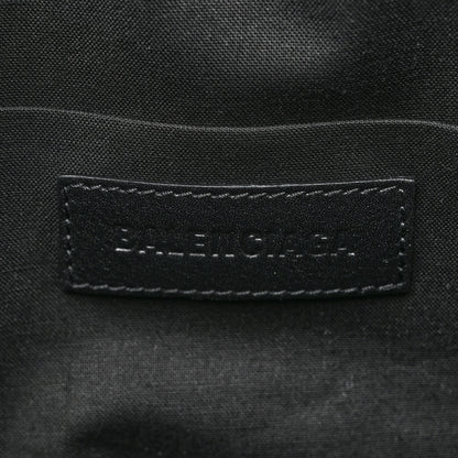 Balenciaga Sponge Fabric BB Monogram Medium Jumbo Pouch Black 6 of 6