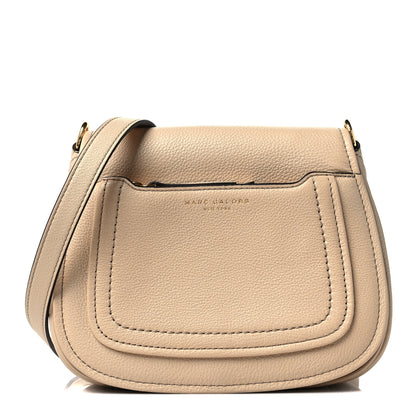Marc Jacobs Calfskin Empire City Messenger Crossbody Beige 1 of 8
