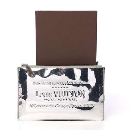 Louis Vuitton Monogram Miroir Inventeur Pochette Plat Silver 9 of 9