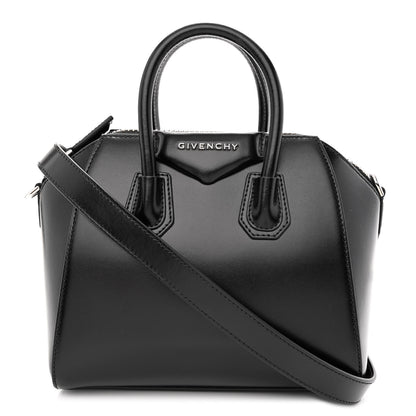 Givenchy Shiny Lord Calfskin Mini Antigona Black 1 of 11