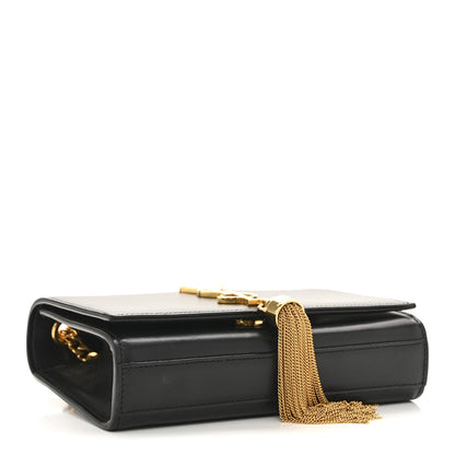 Saint Laurent Calfskin Small Classic Monogram Kate Tassel Satchel Black 4 of 13