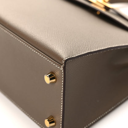 Hermes Epsom Kelly Sellier 25 Etoupe 10 of 13