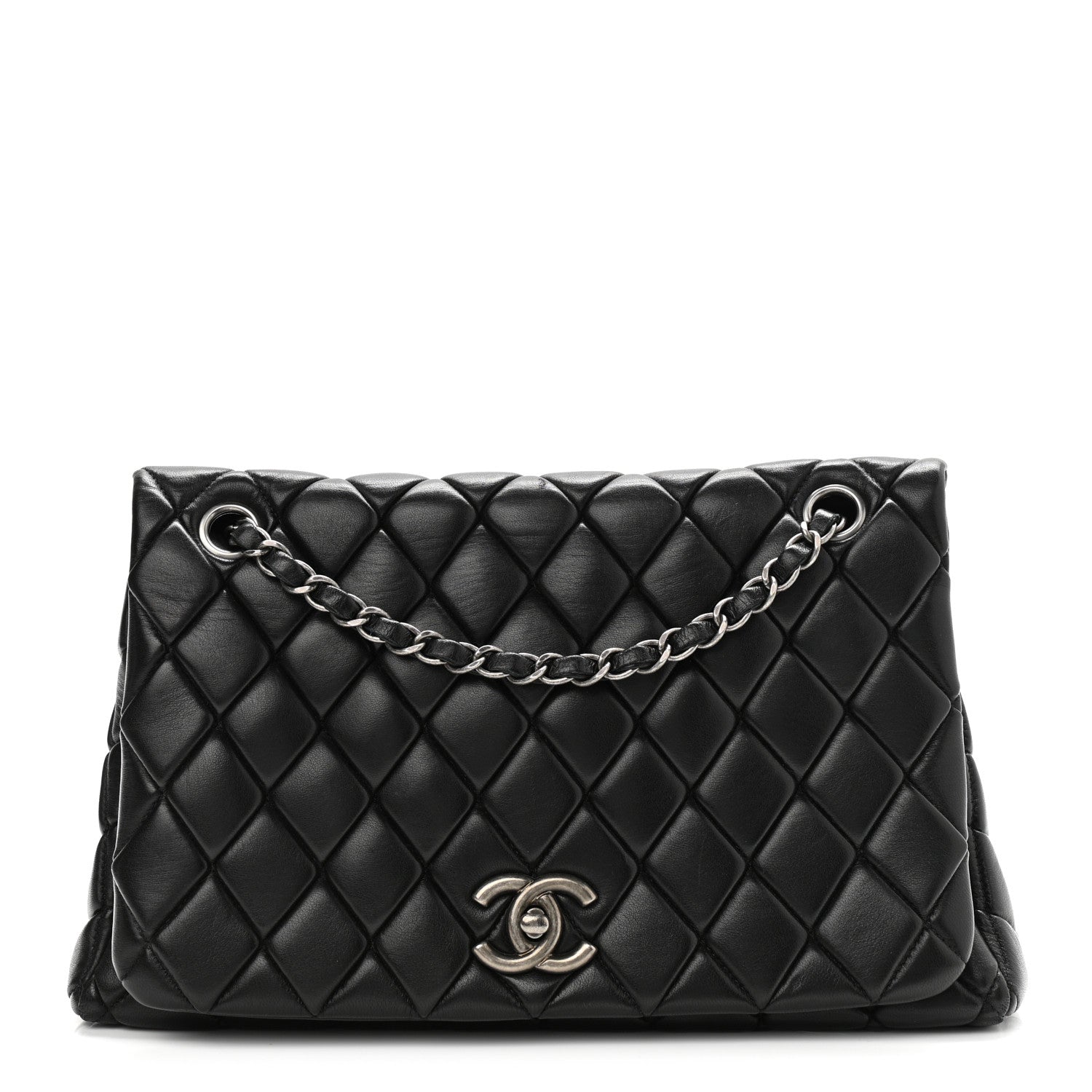 Chanel Lambskin Large New Bubble Flap Black 1 of 10