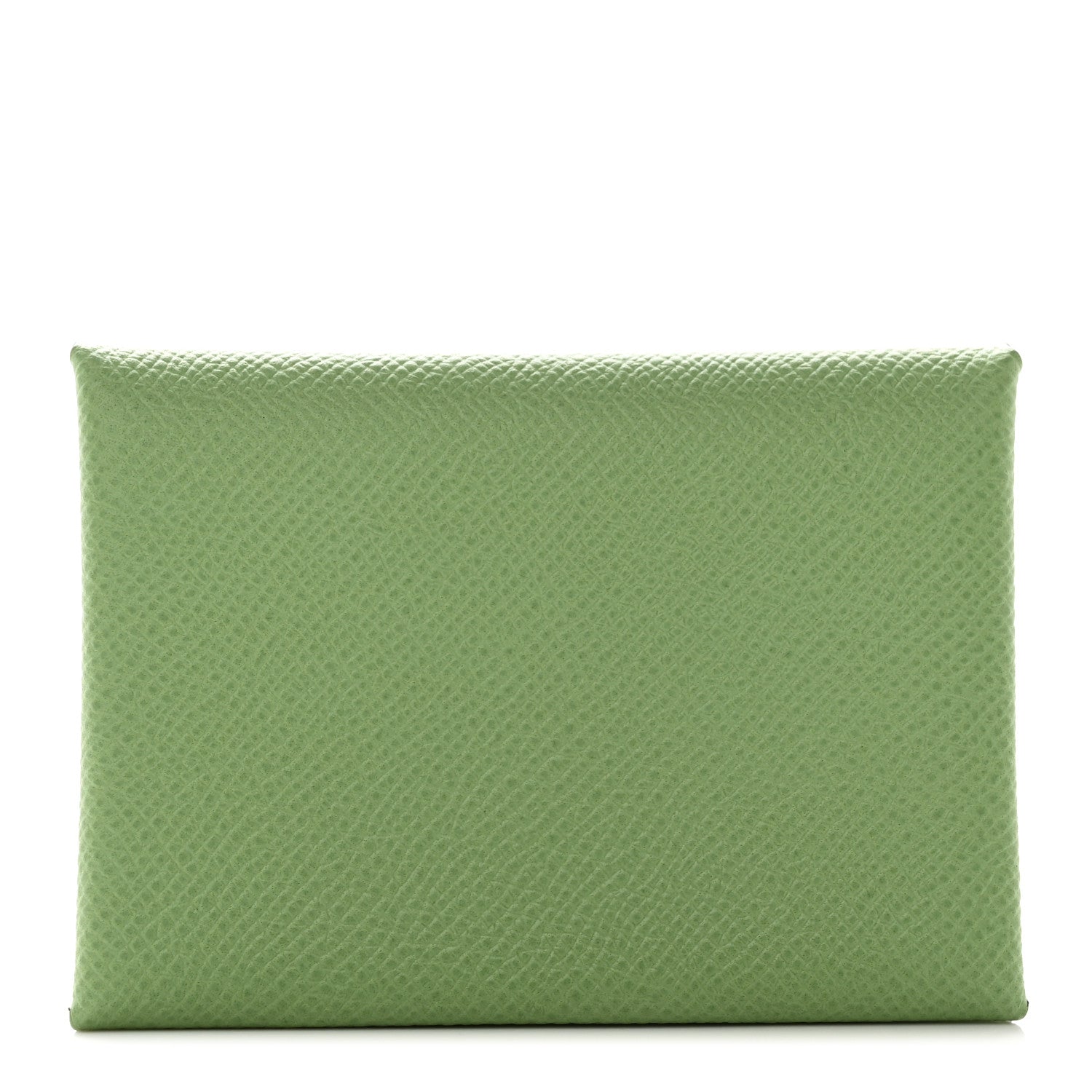 Hermes Epsom Calvi Duo Card Case Vert Criquet 1 of 9