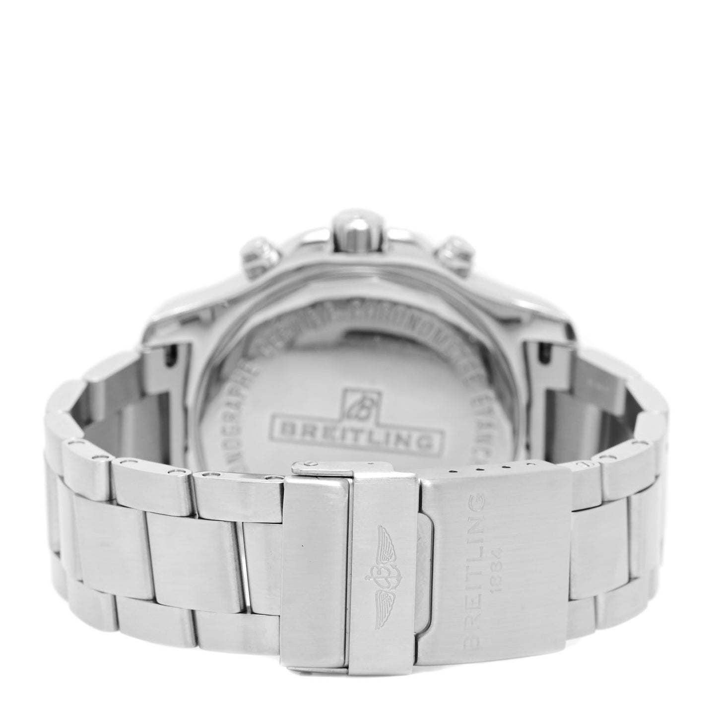 Stainless Steel 44mm Colt Chronograph Quartz Watch Black A73388