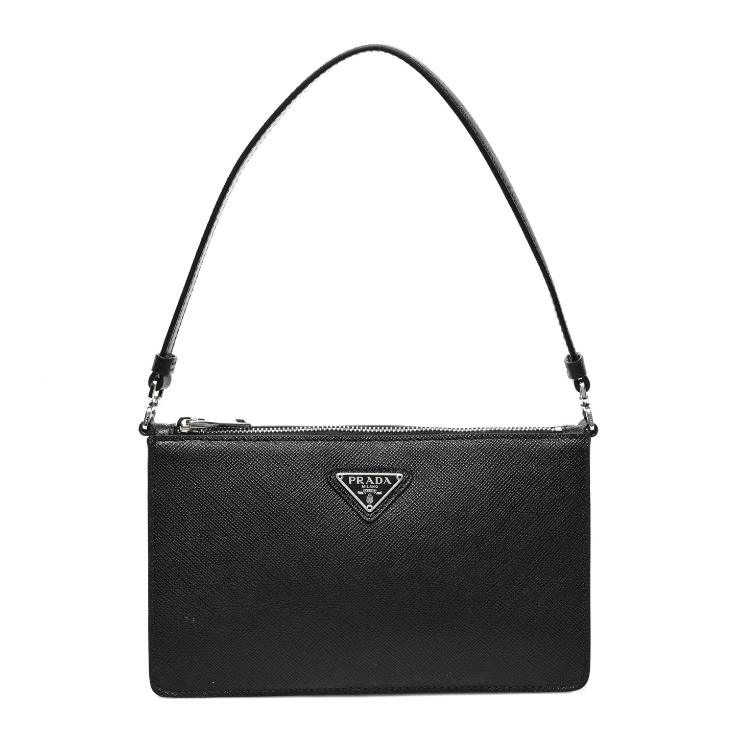 Saffiano Mini Shoulder Bag Black