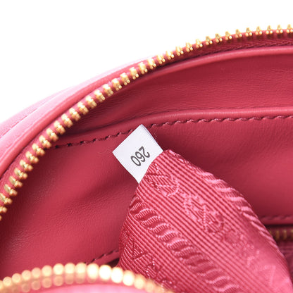 Prada Soft Calfskin Diagramme Crossbody Bag Peonia 7 of 11