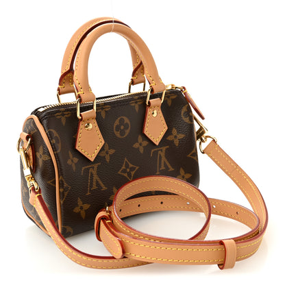 Louis Vuitton Monogram Nano Speedy Bandouliere 3 of 11