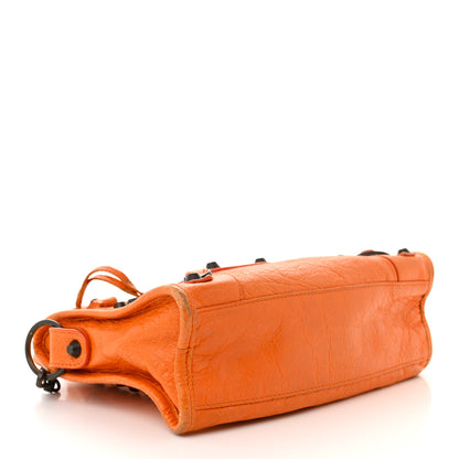 Balenciaga Agneau Classic Hardware Mini City Tangerine 4 of 14