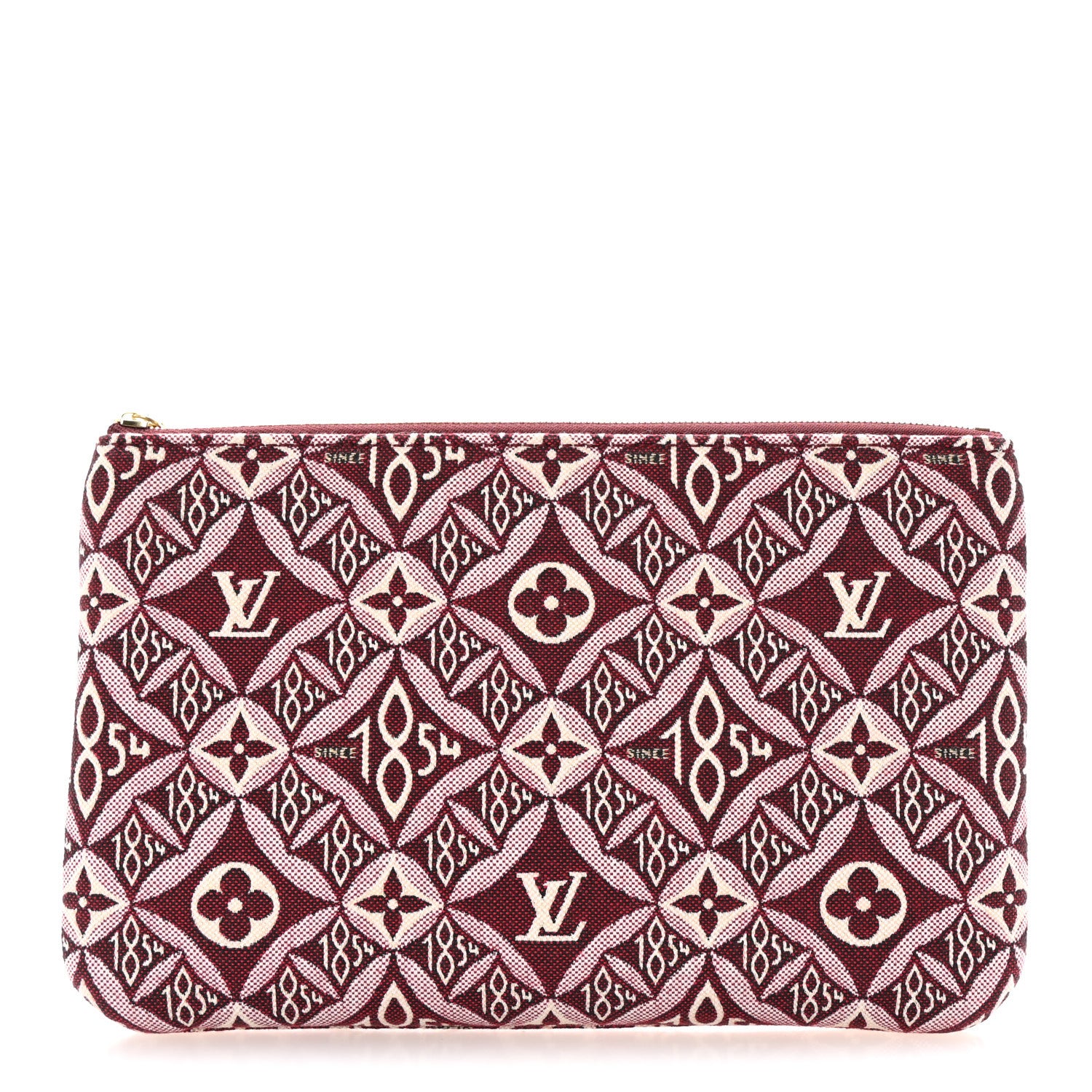 Louis Vuitton Jacquard Since 1854 Neverfull MM GM Pochette Bordeaux 1 of 6