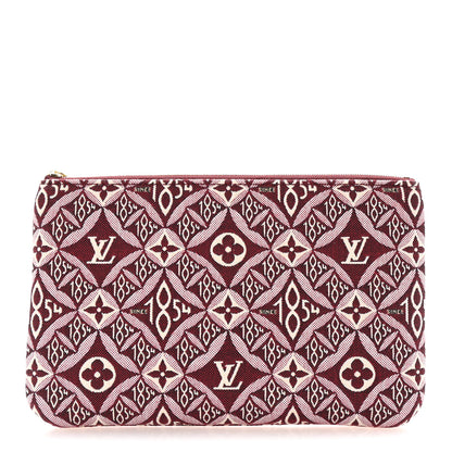 Louis Vuitton Jacquard Since 1854 Neverfull MM GM Pochette Bordeaux 1 of 6