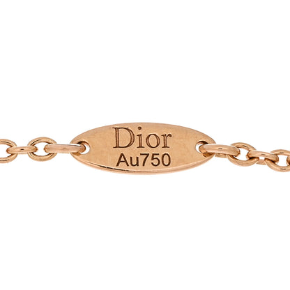 Christian Dior 18K Rose Gold Diamond Pink Opal Rose Des Vents Bracelet 3 of 3