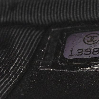 Chanel Patent Quilted Wallet On Chain WOC Black 8 of 12