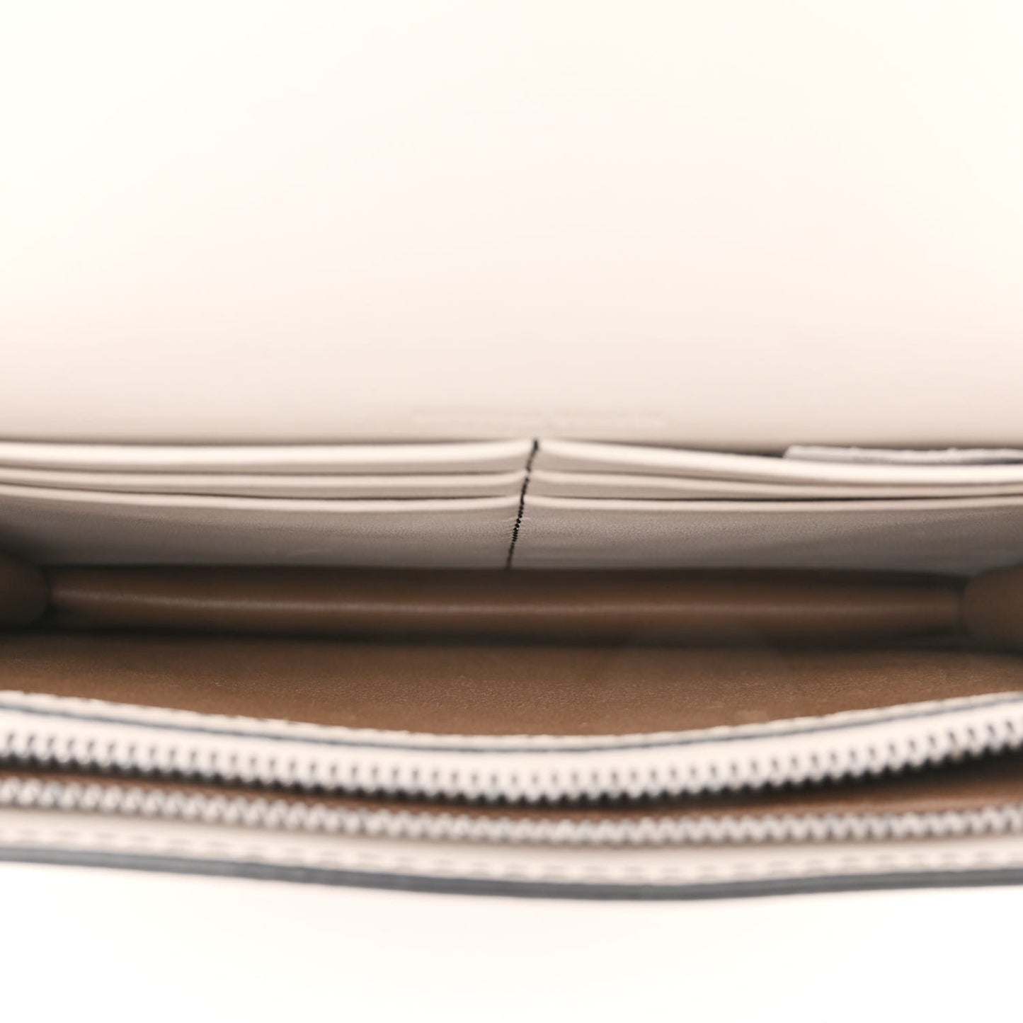 Nappa Intrecciato Chain Wallet Mist Abstract