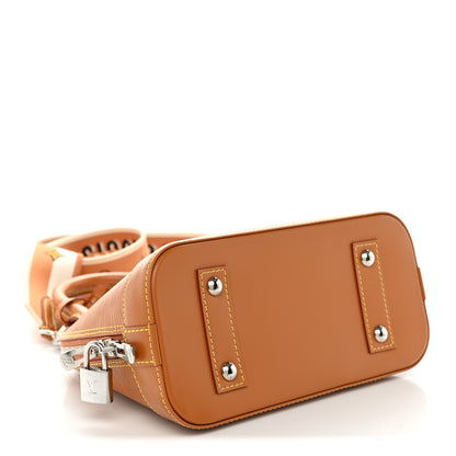 Louis Vuitton Epi Jacquard Alma BB Honey Gold 4 of 9